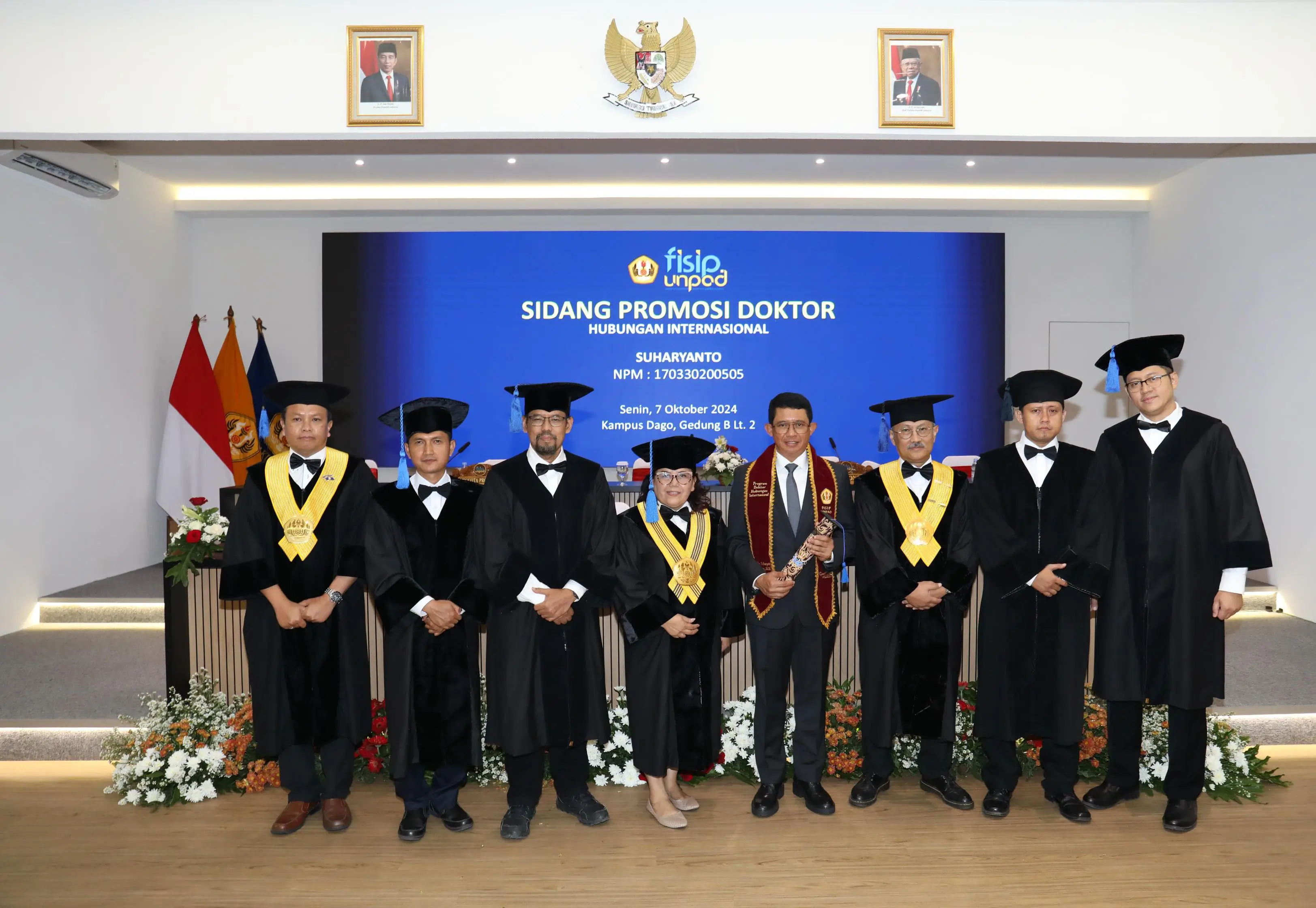 Raih Nilai Cumlaude, Suharyanto Resmi Sandang Gelar Doktor Hubungan Internasional Unpad Bandung